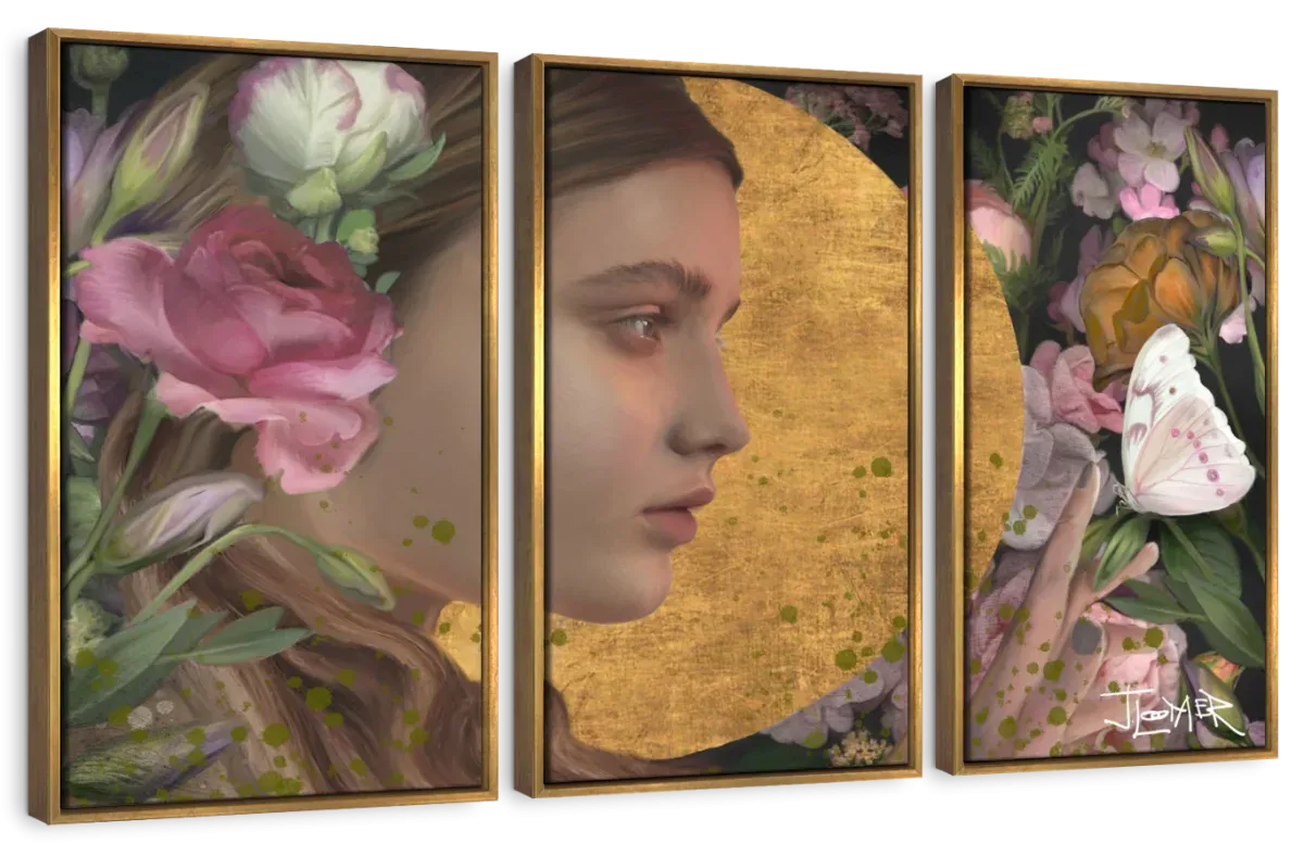 A Butterfly Garden Wall Art