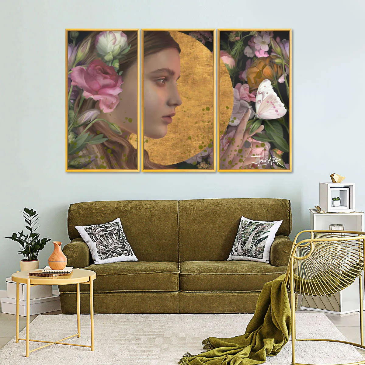 A Butterfly Garden Wall Art