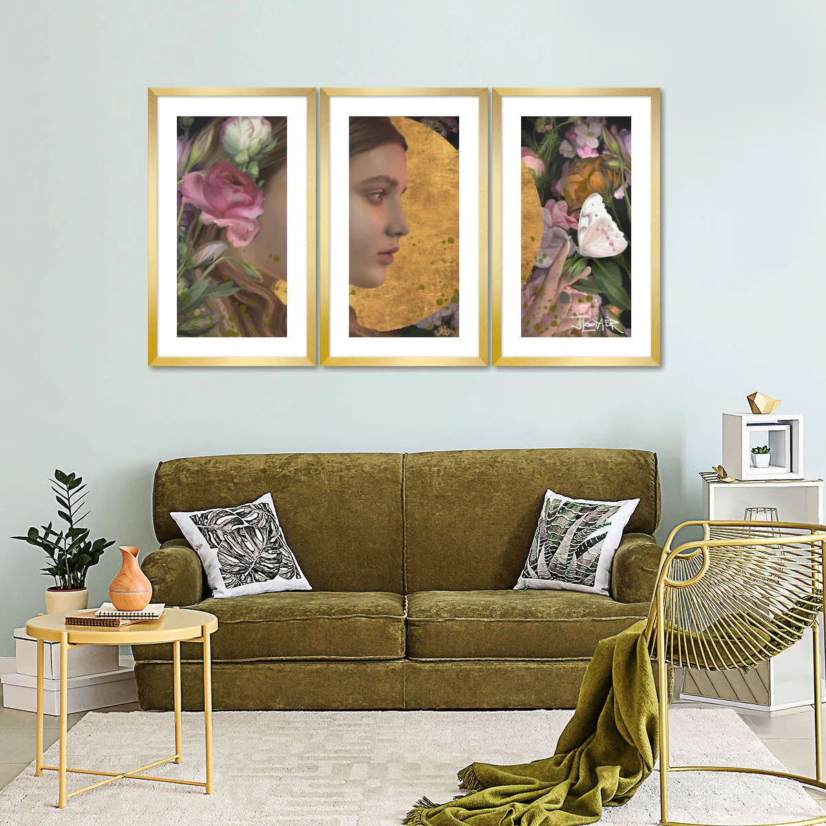A Butterfly Garden Wall Art
