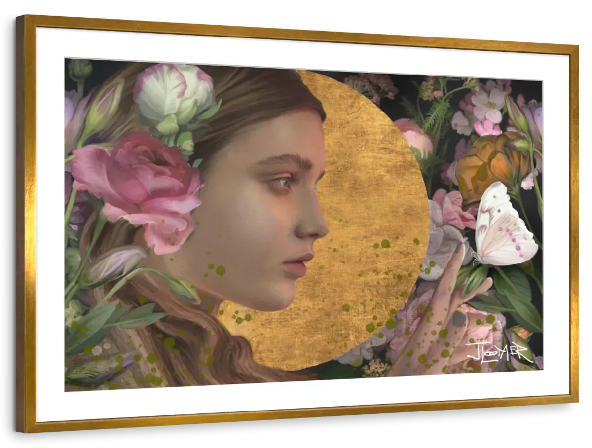 A Butterfly Garden Wall Art