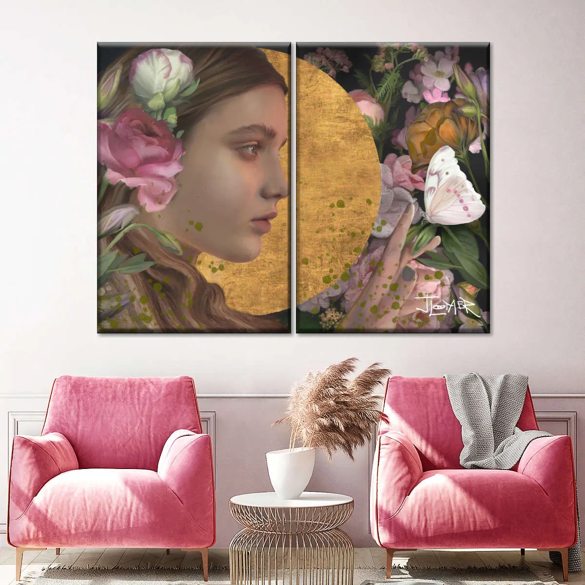 A Butterfly Garden Wall Art