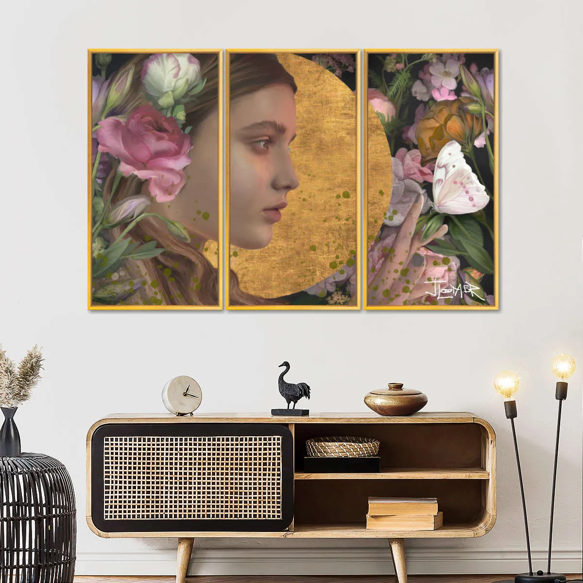 A Butterfly Garden Wall Art