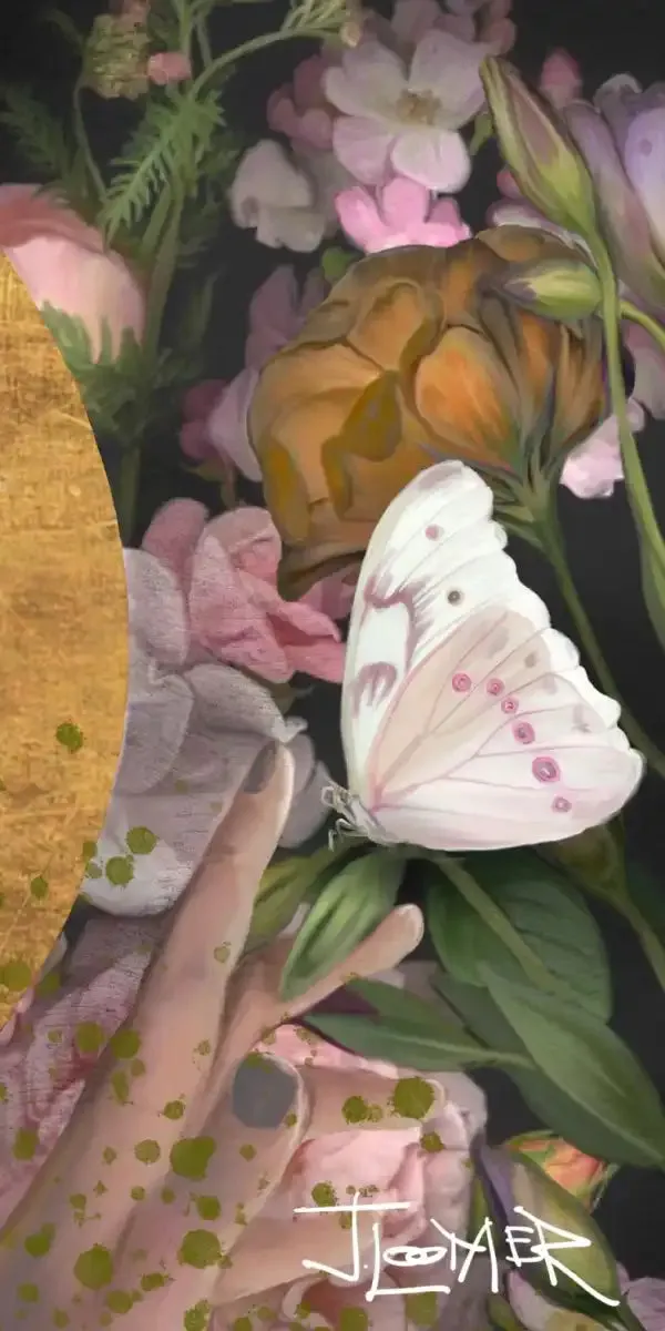A Butterfly Garden Wall Art