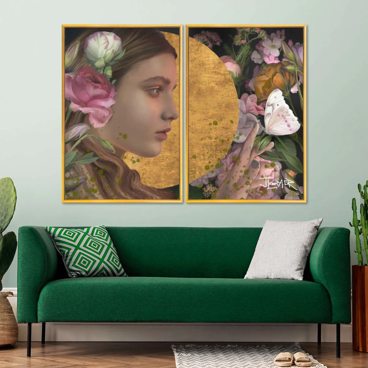A Butterfly Garden Wall Art