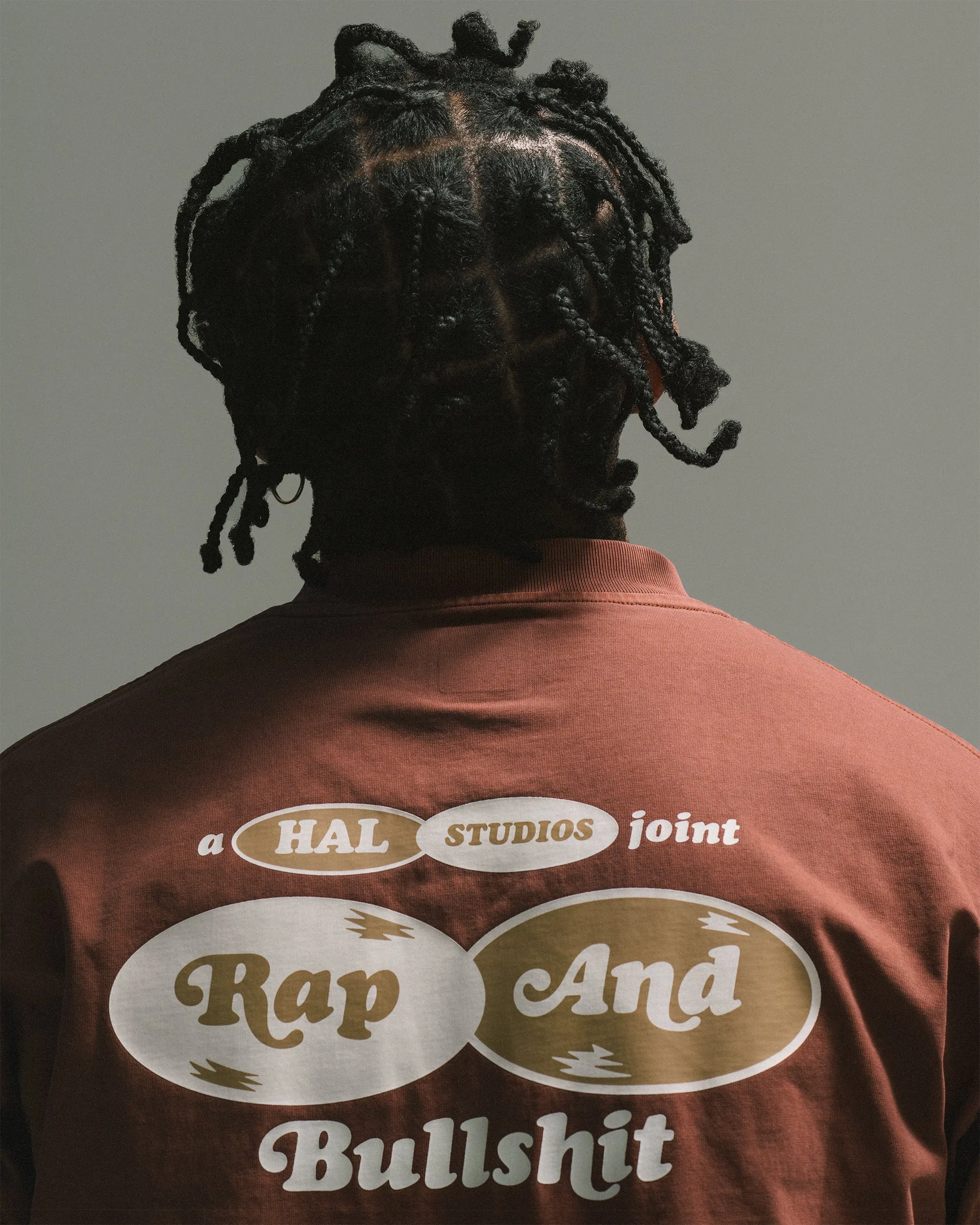 A HAL STUDIOS JOINT T-SHIRT - REDWOOD