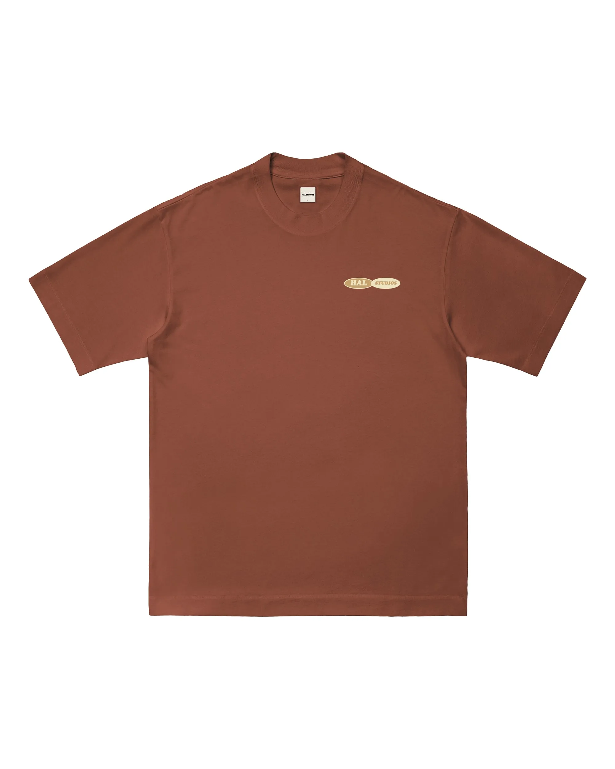 A HAL STUDIOS JOINT T-SHIRT - REDWOOD