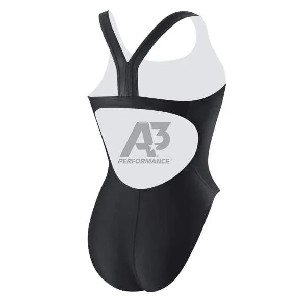 A3 Performance Women's Solid Poly Sprintback Swimsuit