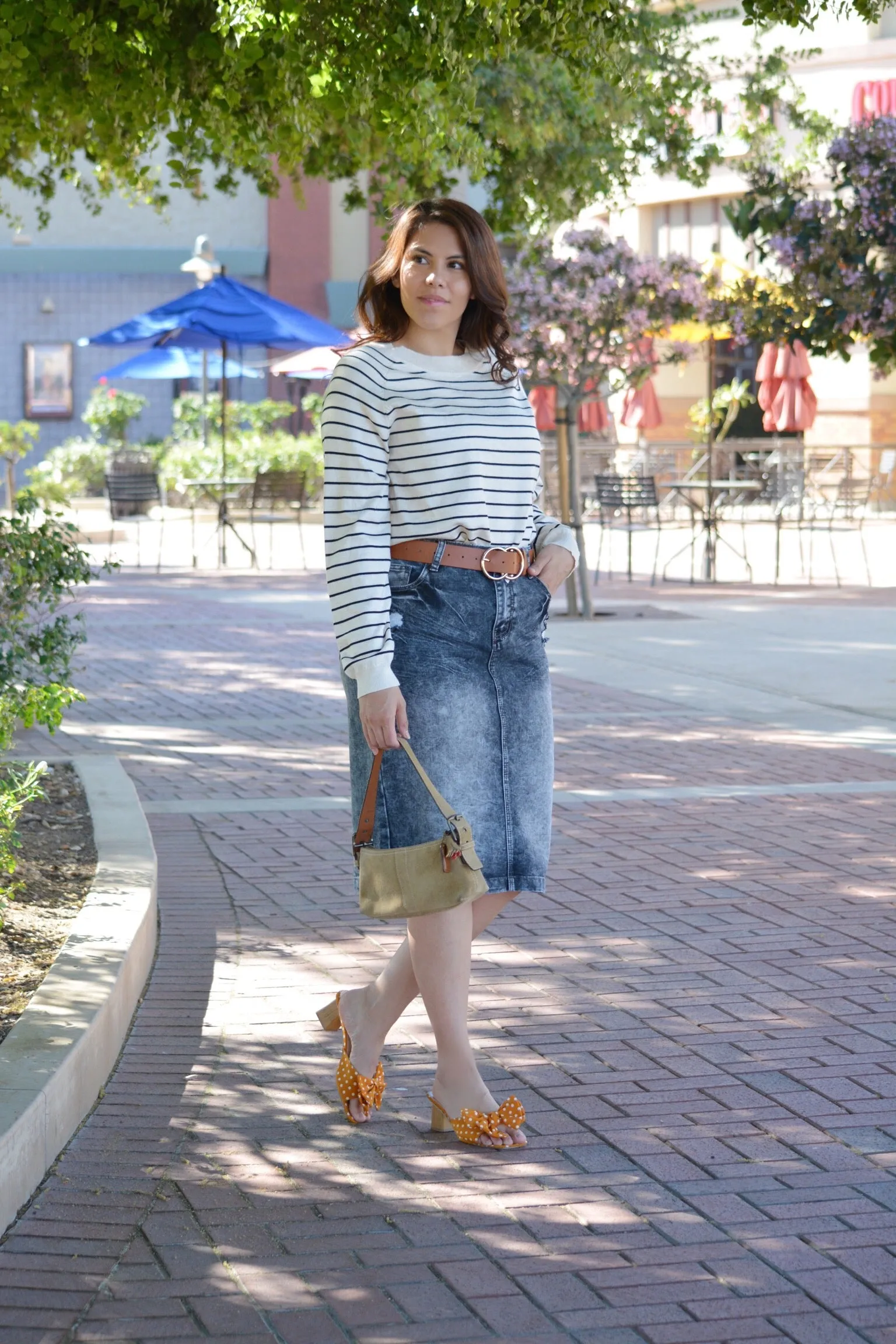 Abigail Striped Light Knit Top