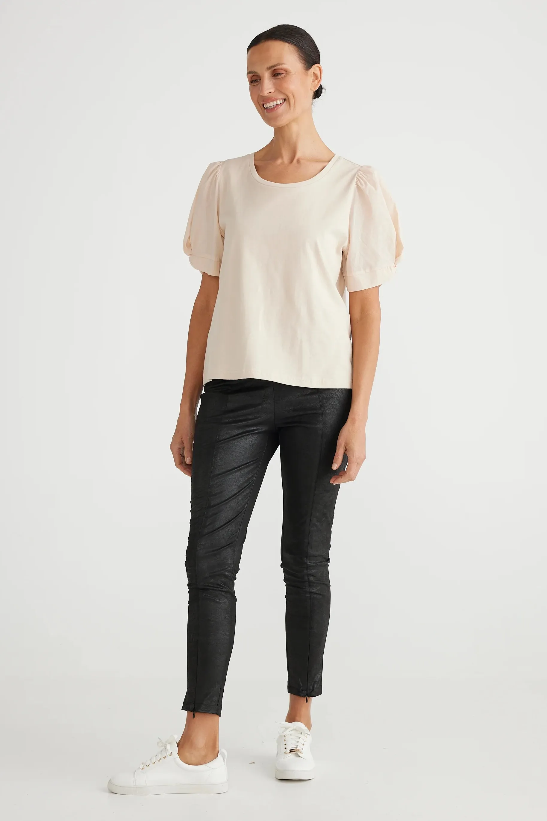 Abigail Top in Wheat