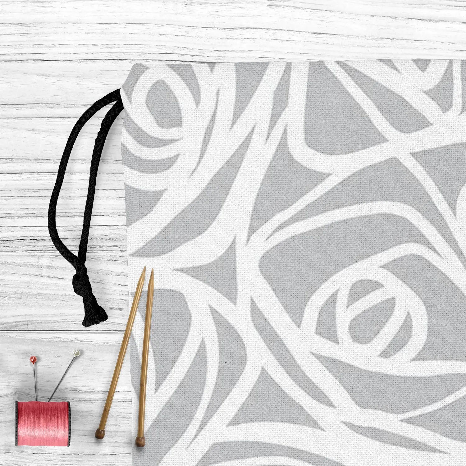 Abstract Pattern D1 Reusable Sack Bag | Bag for Gym, Storage, Vegetable & Travel