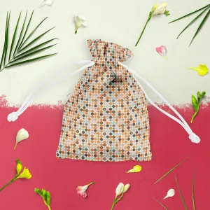 Abstract Retro D2 Pouch Wrist Potli Bag | Bag for Weddings & Casual Parties