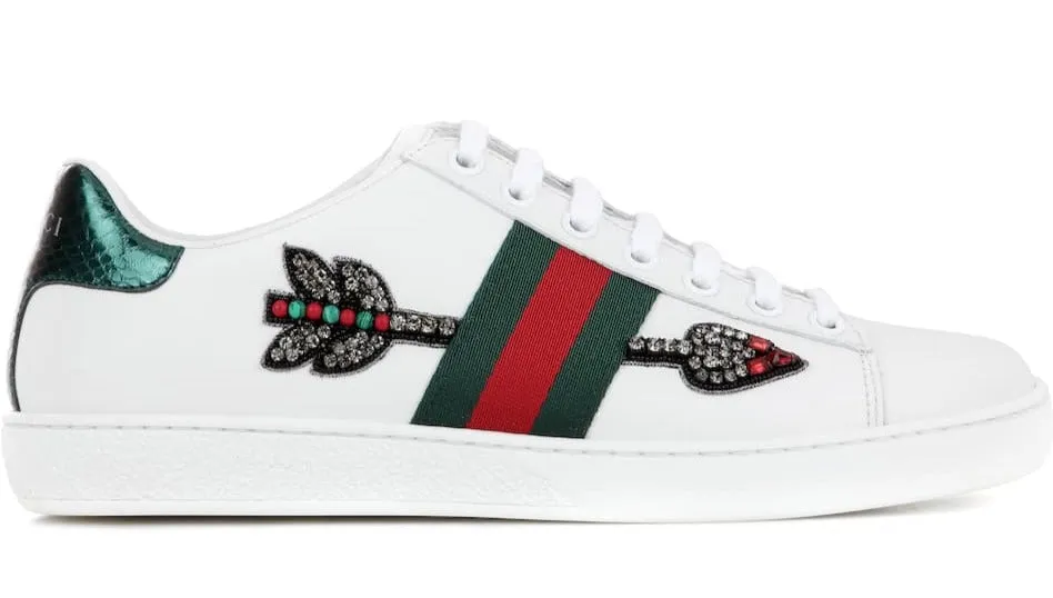 Ace embellished leather arrow