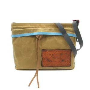 Acne Studios Canvas Shoulder Bag Beige/Blue