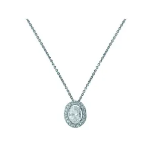 Acotis Silver Pendant Rhodium Plated Zirconia G3288