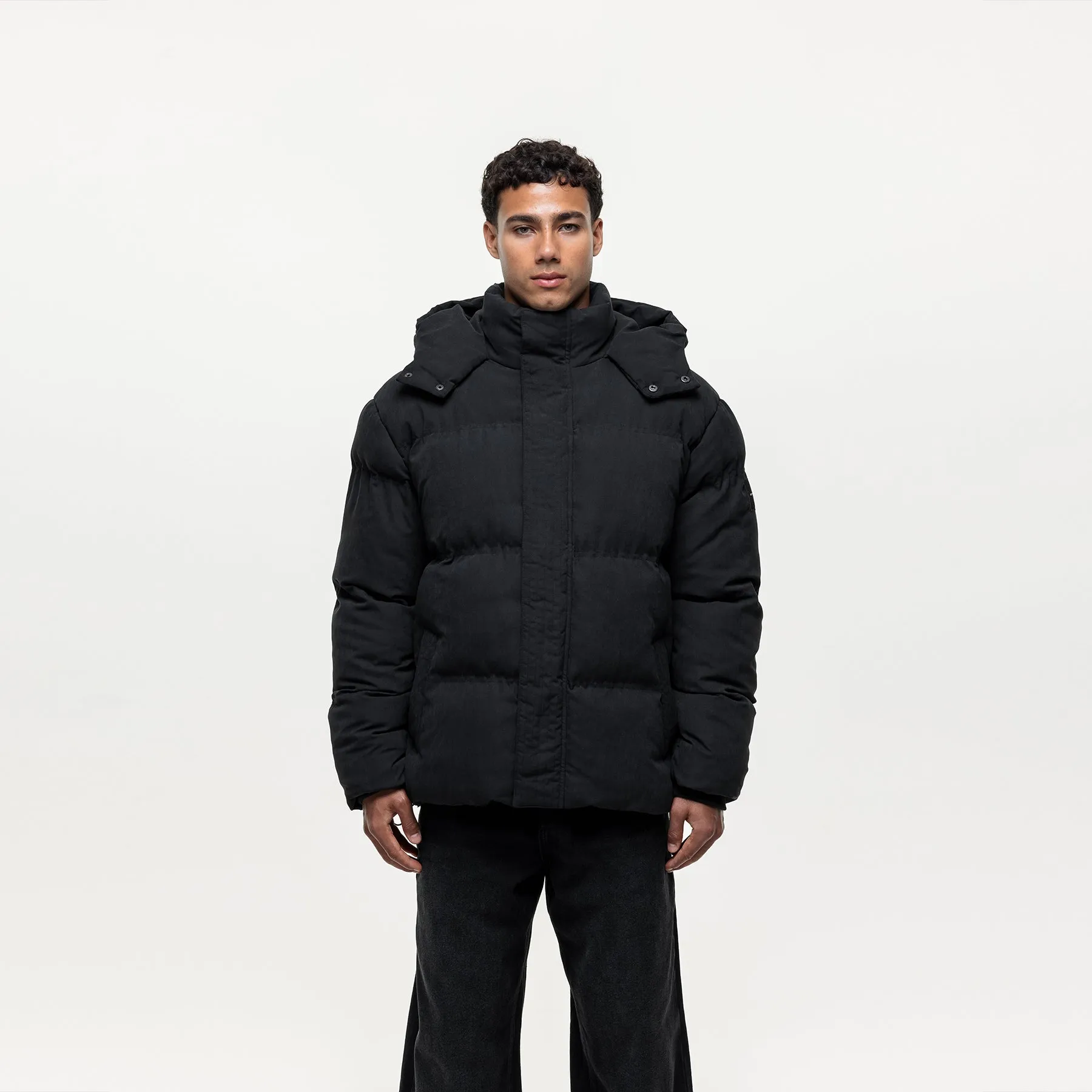 Adapt Black Puffer Coat