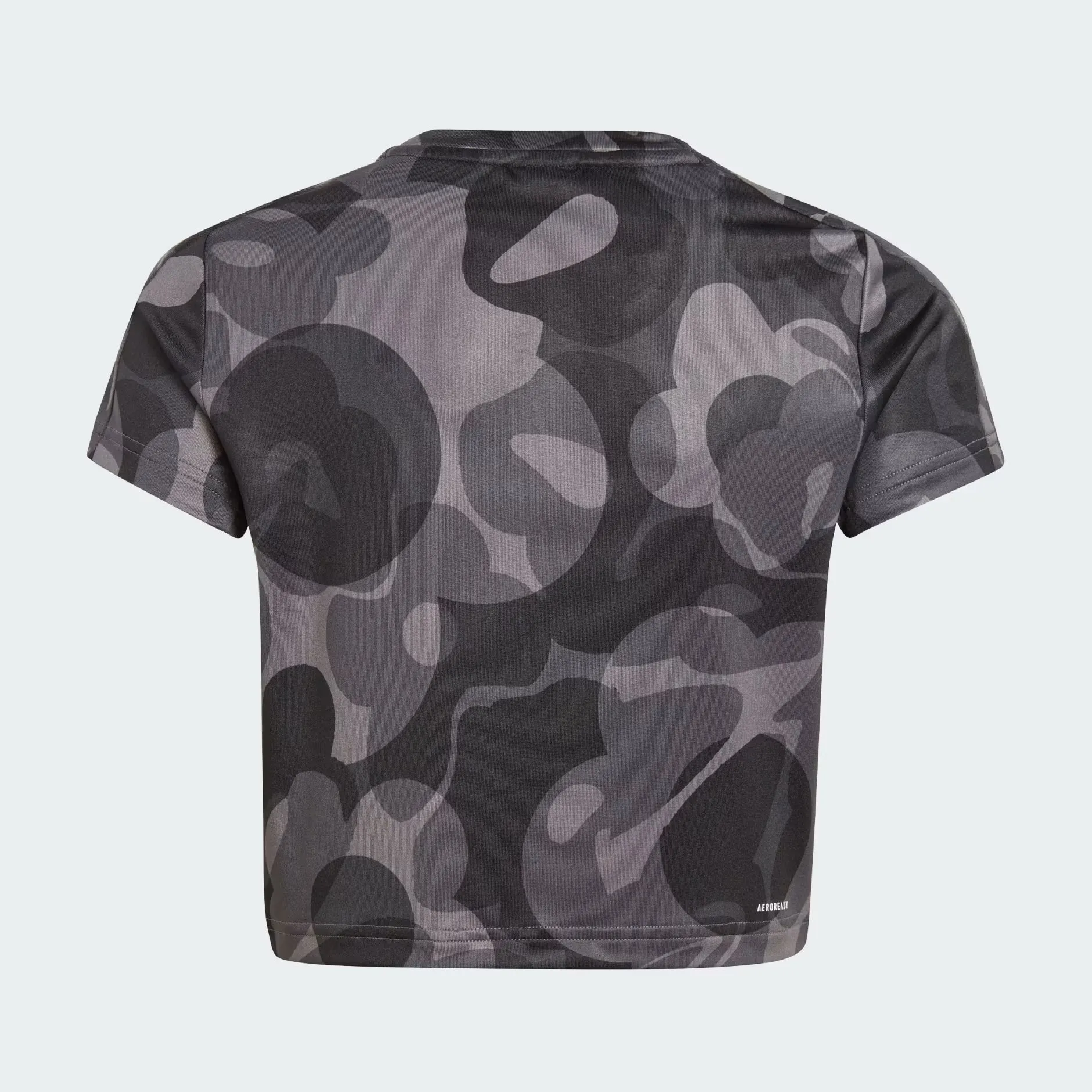 Adidas Essentials Aeroready Seasonal Print Crop T-Shirt Kids