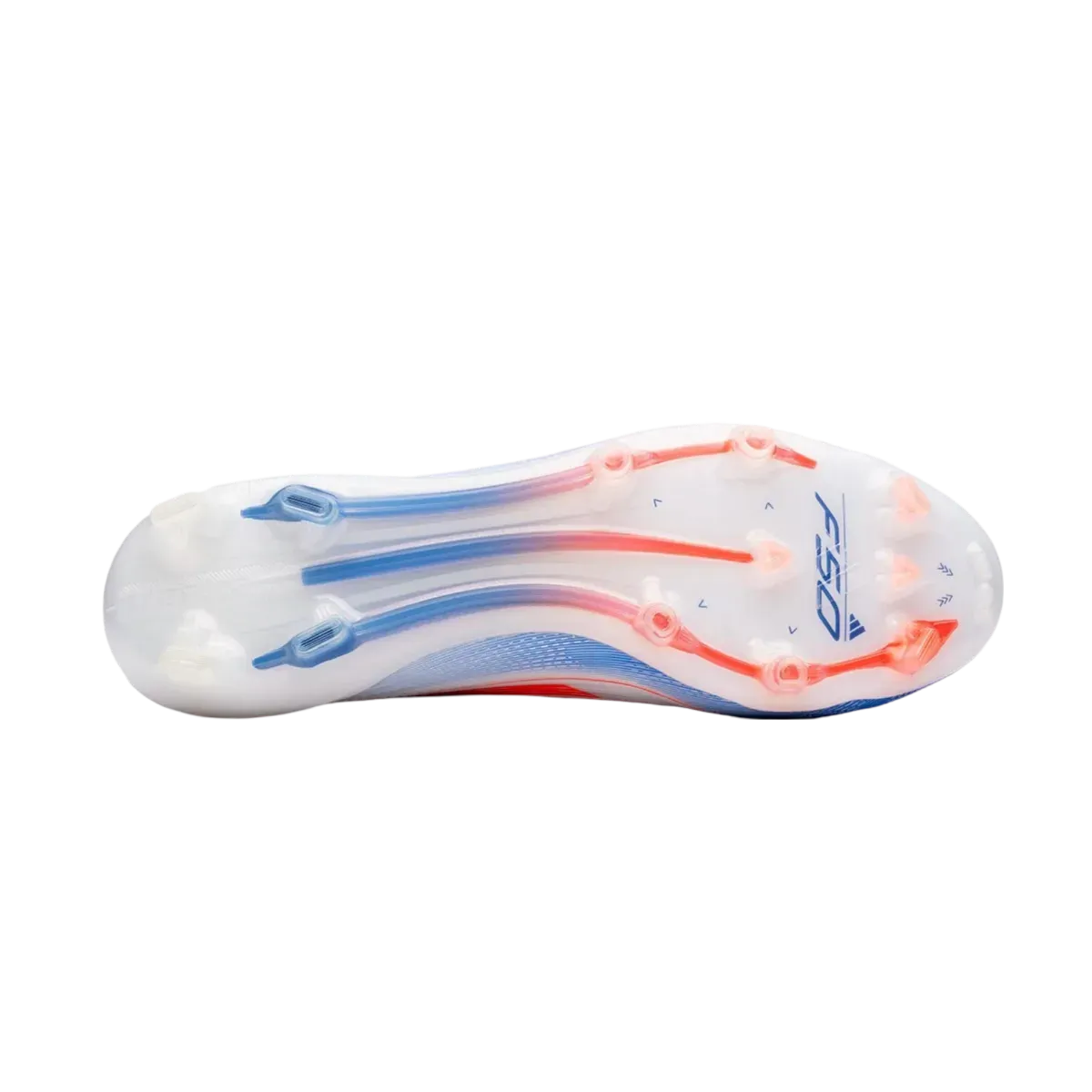 Adidas F50 Elite Laceless FG Advancement White Bleu Red - Goatkits Boots
