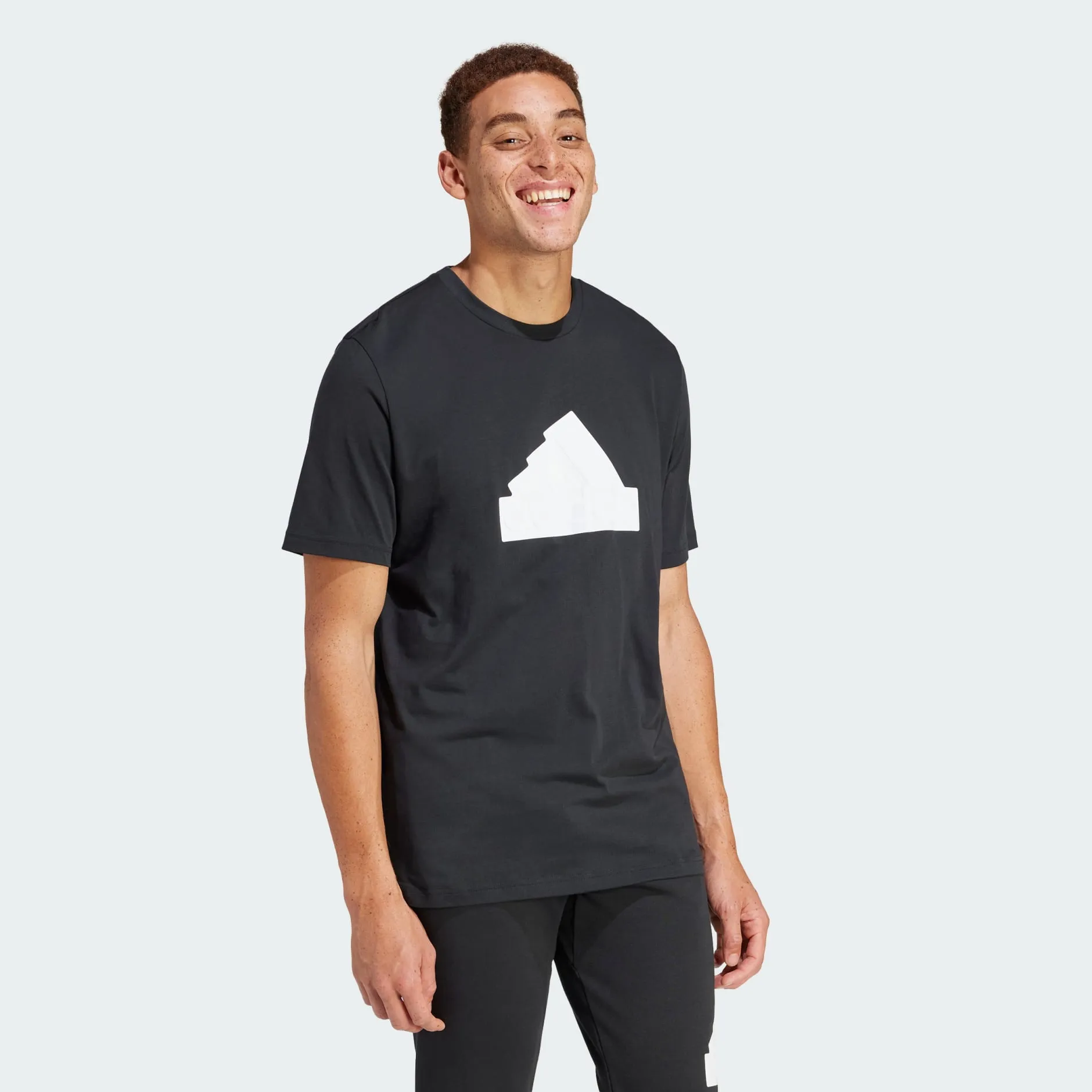 ADIDAS FUTURE ICONS BADGE OF SPORT TEE - MEN - BLACK