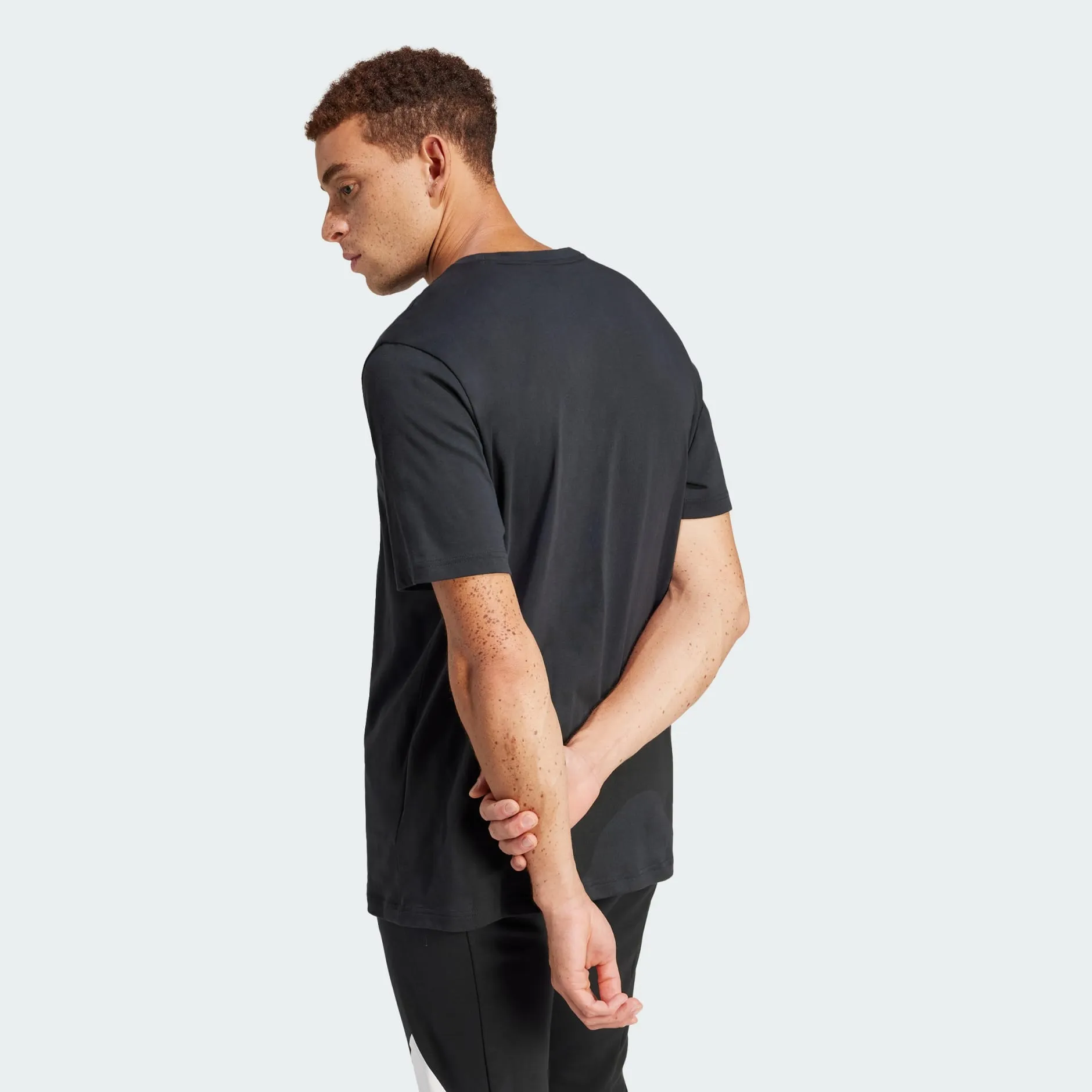 ADIDAS FUTURE ICONS BADGE OF SPORT TEE - MEN - BLACK