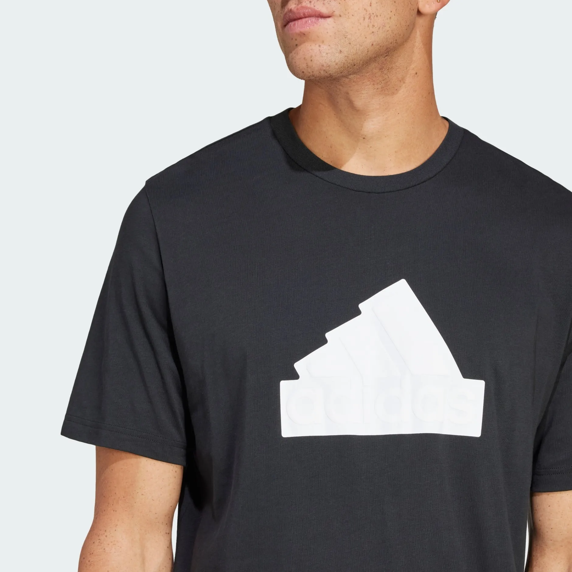 ADIDAS FUTURE ICONS BADGE OF SPORT TEE - MEN - BLACK