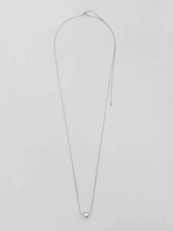 Adjustable Geometric Solid Color Dainty Necklace Necklaces Accessories