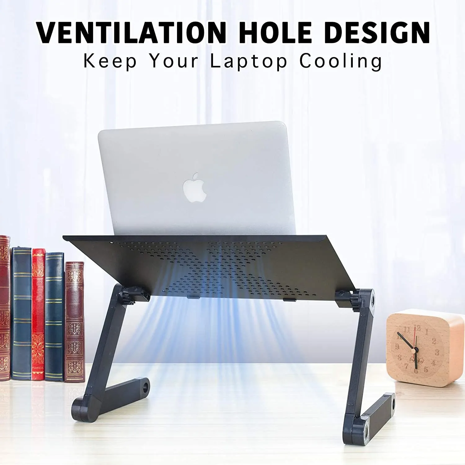 Adjustable Standing Lap Desk with Mouse Pad
