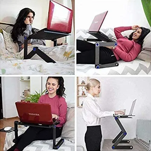 Adjustable Standing Lap Desk with Mouse Pad