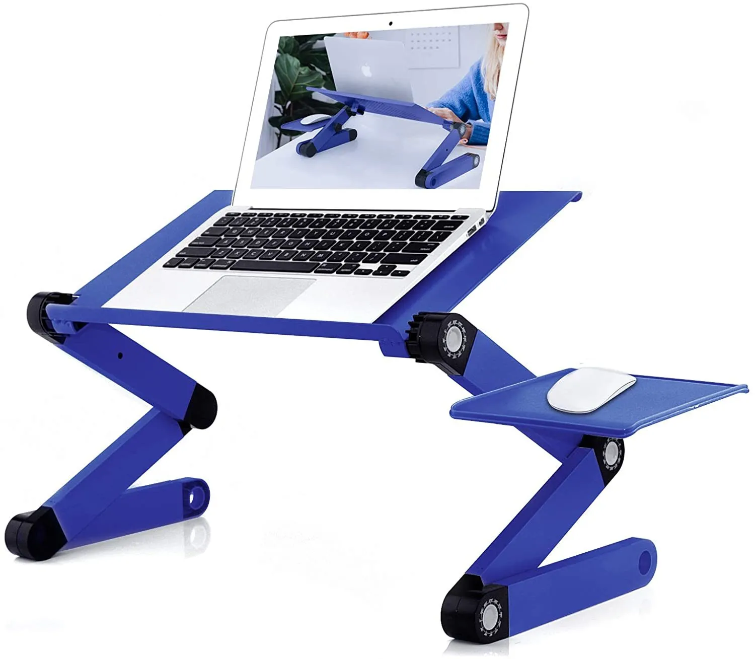 Adjustable Standing Lap Desk with Mouse Pad