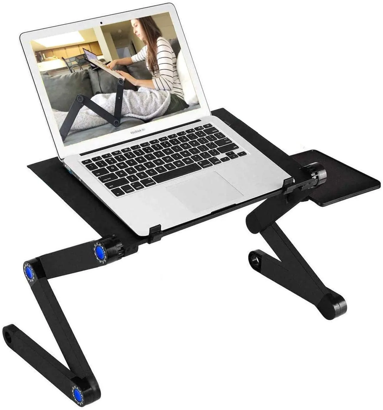 Adjustable Standing Lap Desk with Mouse Pad