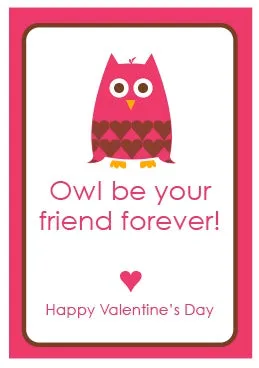 Adorable - FREE! - Printable Valentines!