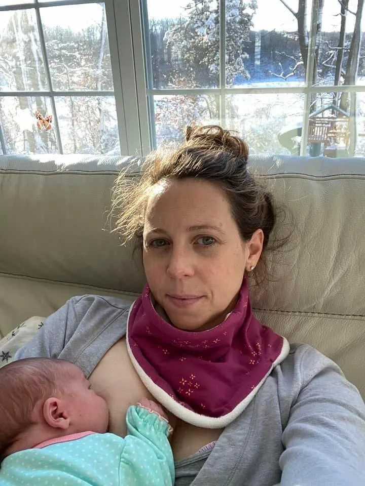 Adult Handmade Neck Warmer Floral Bouquet