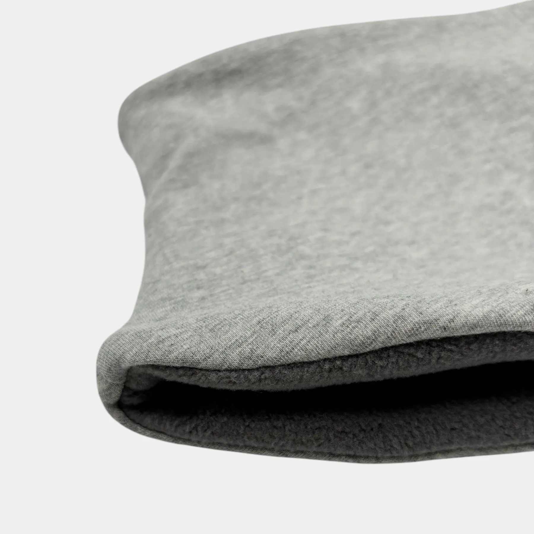 Adult Handmade Neck Warmer Solid Gray Light (multiple liner options)