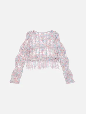 Aelfric Eden Distressed Cut-Out Sweater
