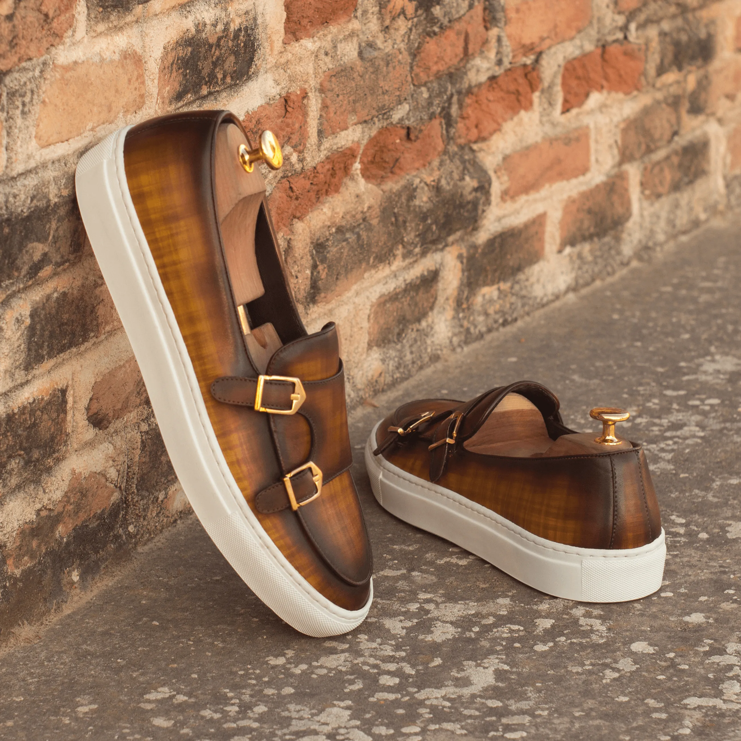 Aelred patina monk sneaker II