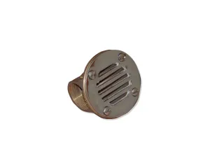 Afras Main Drain Fitting Chrome Plated Brass