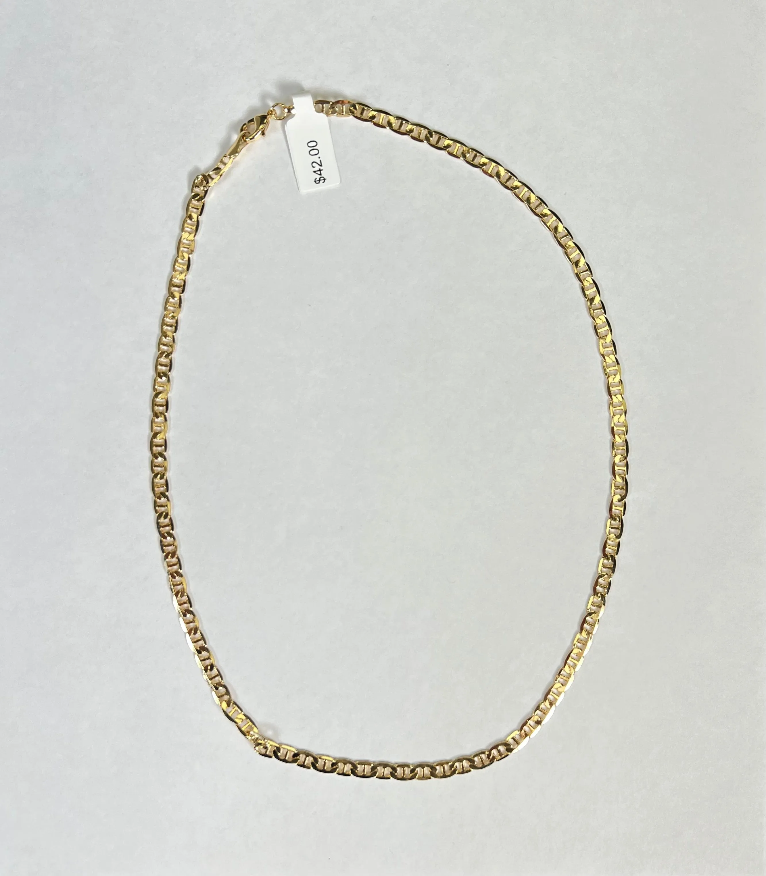 Afton Mariner Chain Necklace 18k Gold