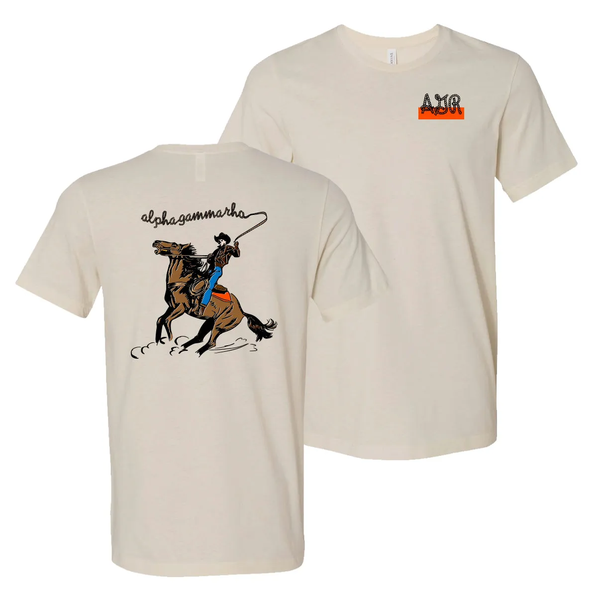 AGR Neutral Western Tee