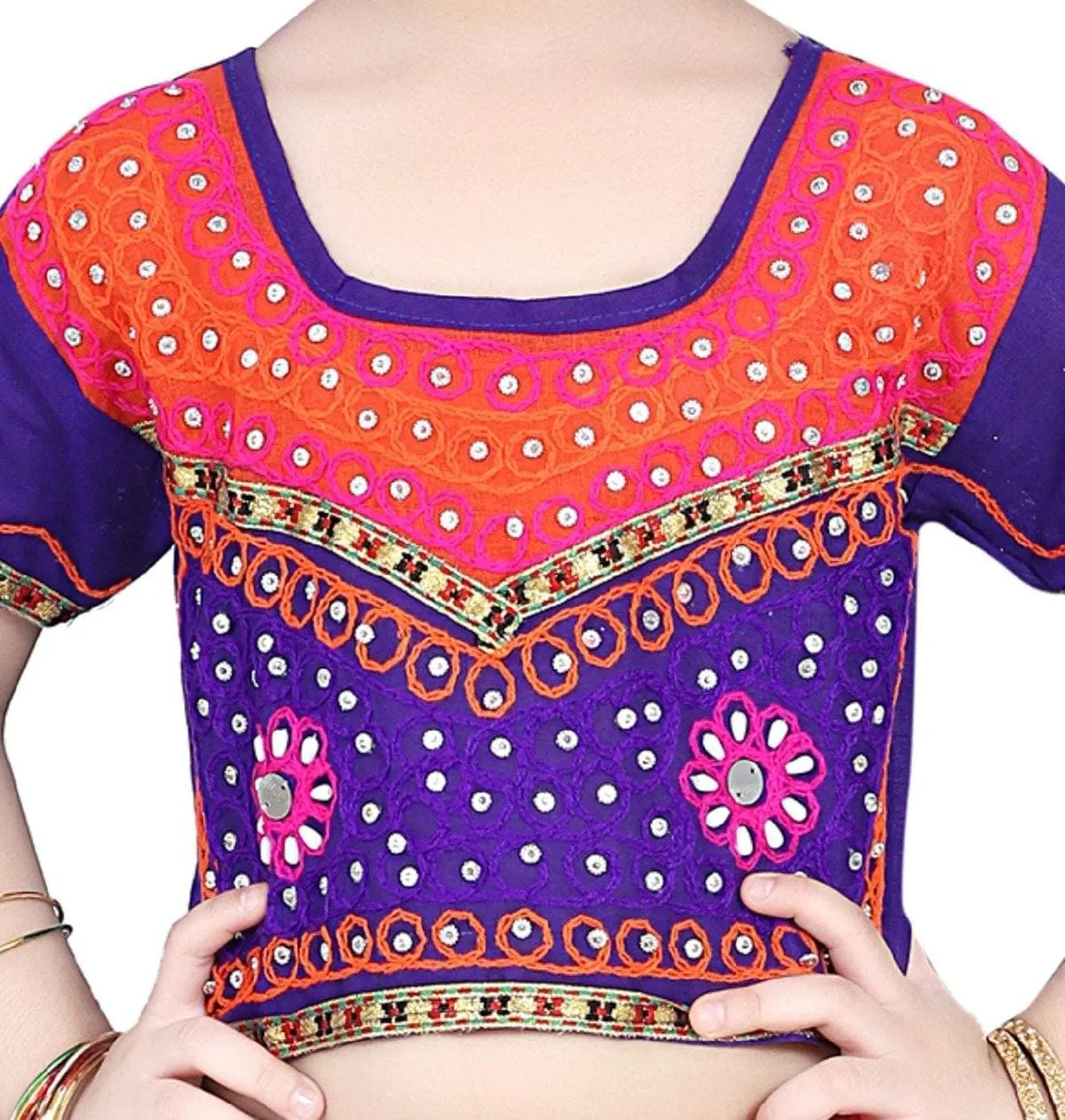 Ahhaaaa Cotton Radha Dress Lehenga Choli Chania Choli Set Baby Girls