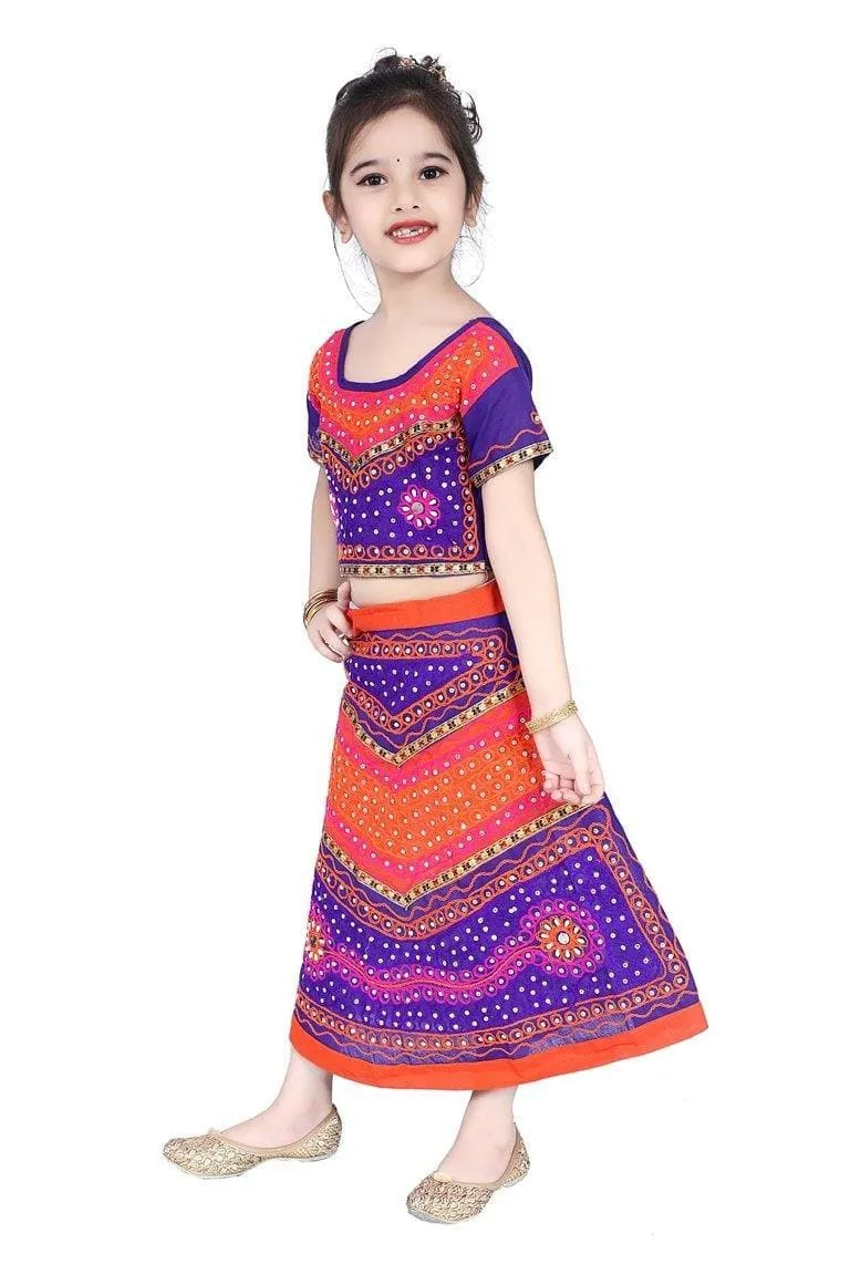 Ahhaaaa Cotton Radha Dress Lehenga Choli Chania Choli Set Baby Girls