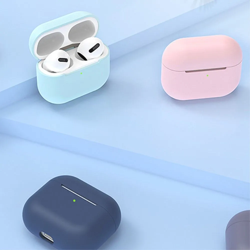AirPods 3 silicone case with ear caps - Blue / White