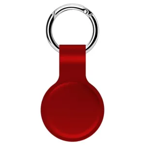 AirTags silicone case with keyring - Red