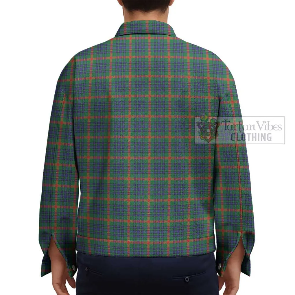 Aiton Tartan Unisex Lapel Cotton Jacket