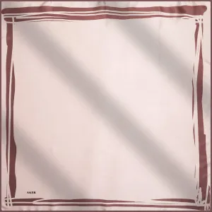 Aker Plain Silk Twill Scarf No. 93