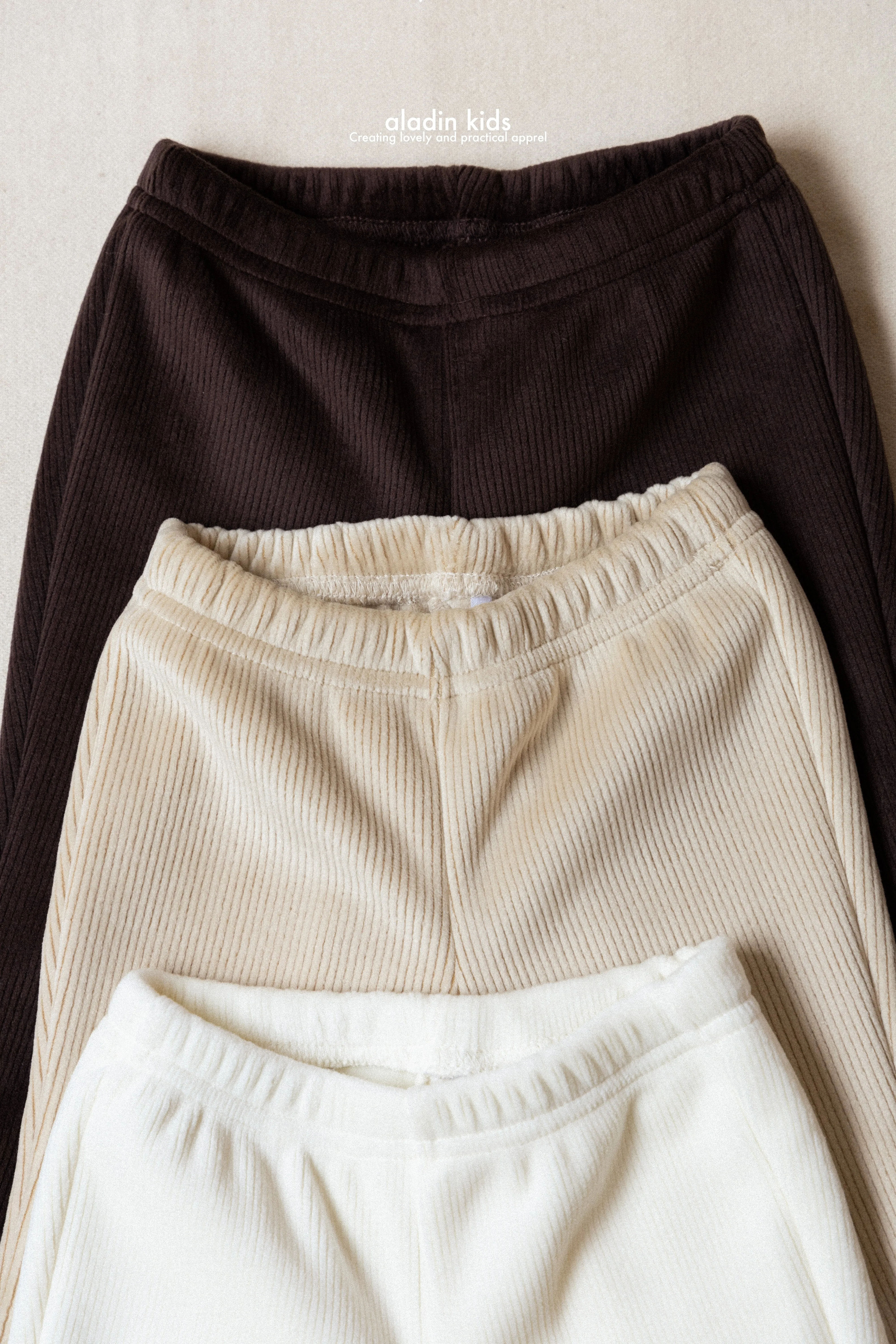 ALADIN KIDS WARM RIB PANTS**PREORDER