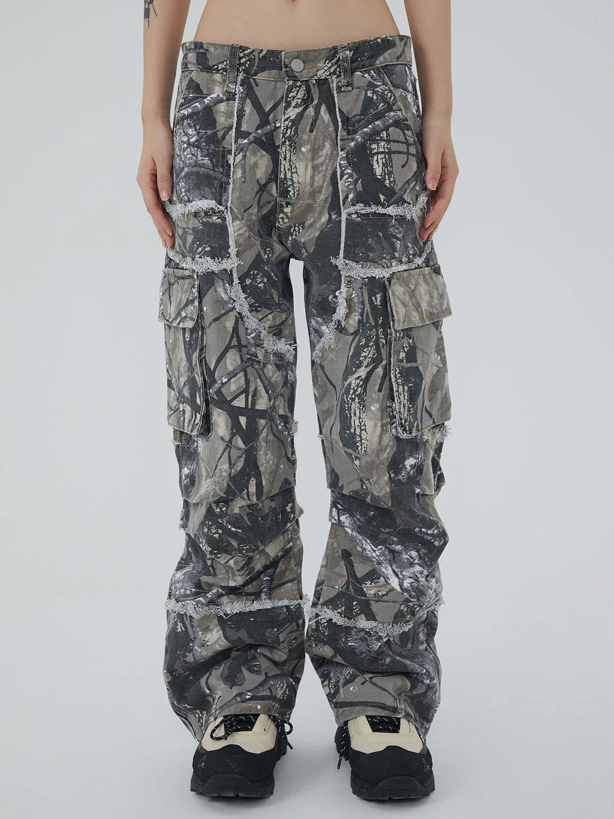 AlanBalen® - Camouflage Tree Branch Pants
