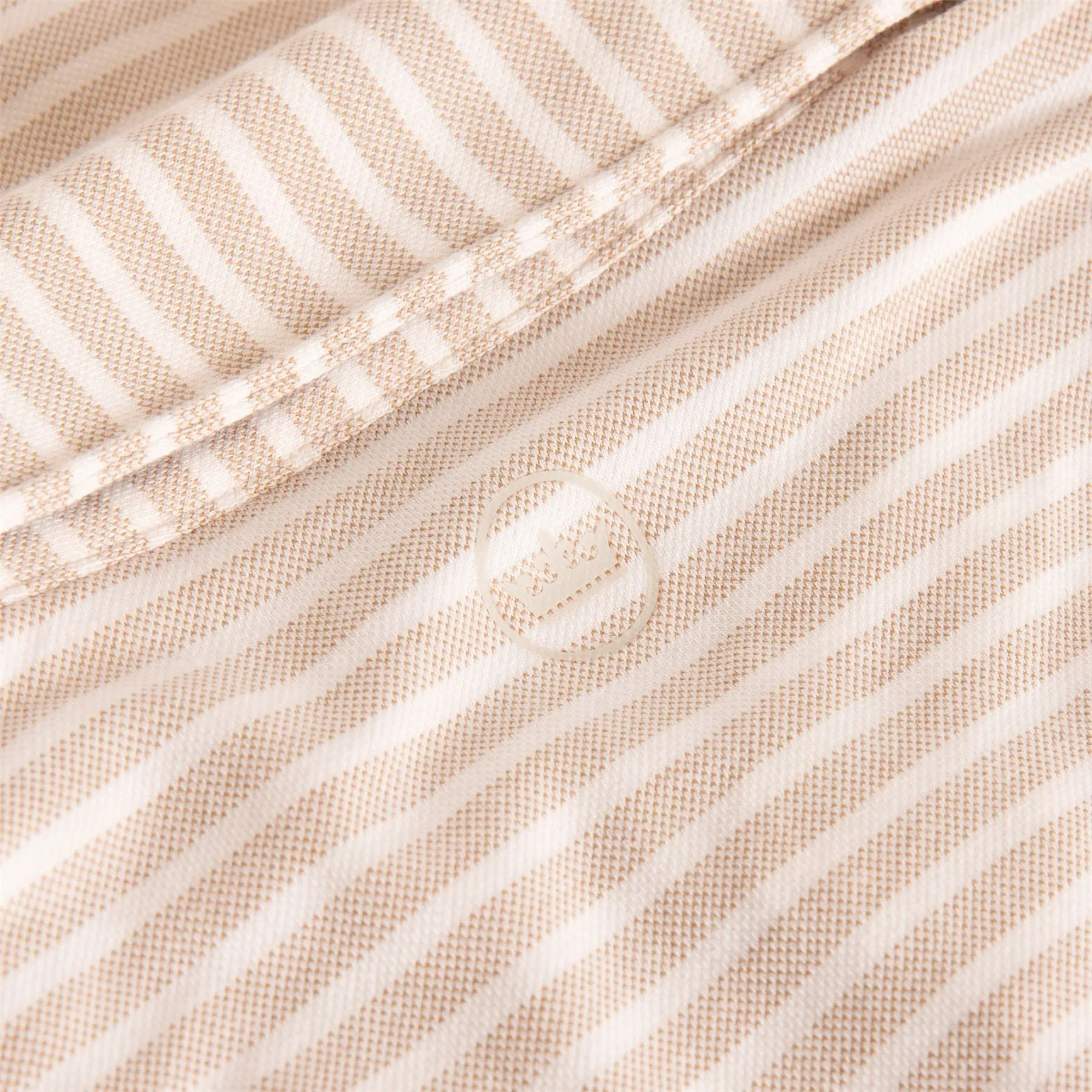 Albatross Cotton Blend Stripe Pique Polo Summer Dunes - SS24
