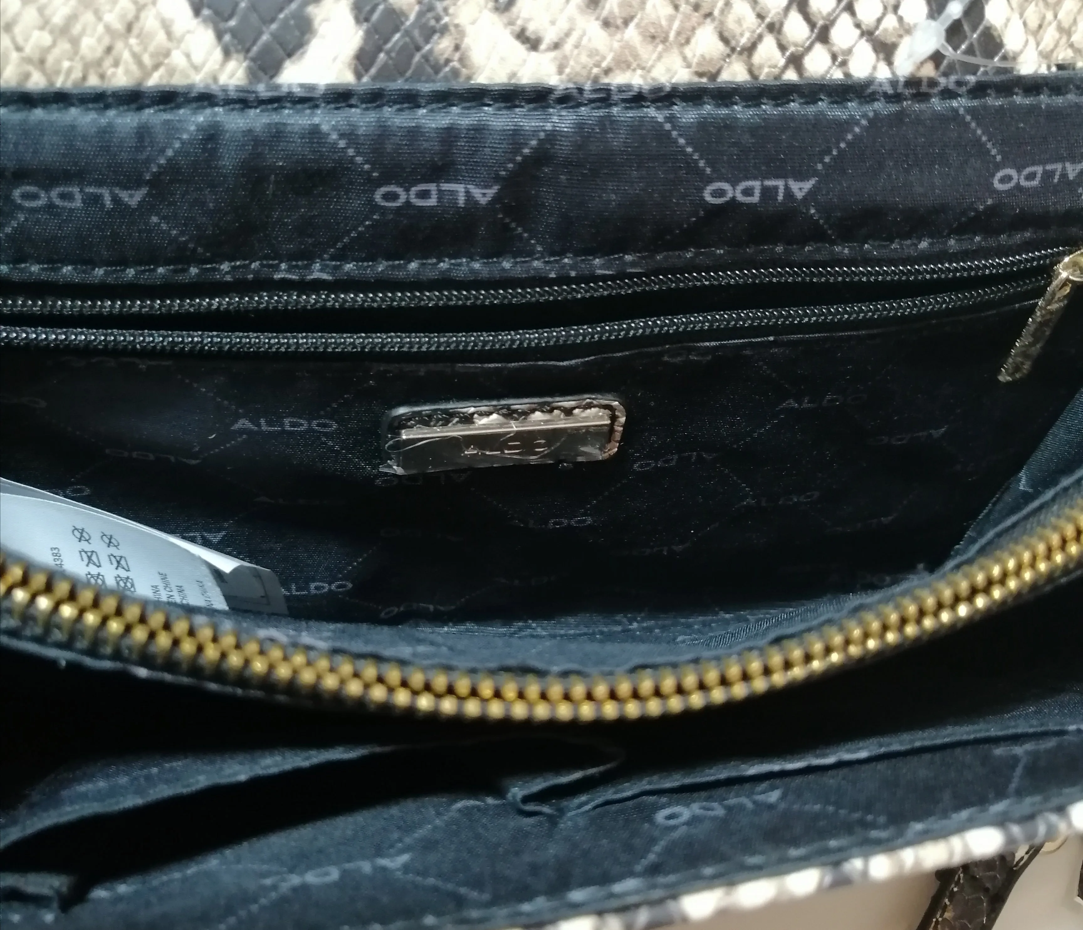 ALDO HODES Snakeskin Cross Body Bag | Brand New |