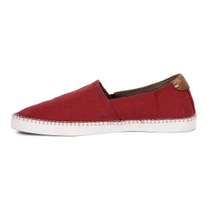 Aldo Slipon Espadrilles Fabric Red Colour For Men