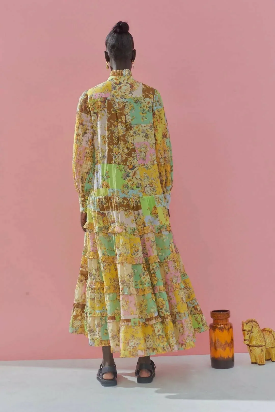 Alemais Matilde Pleat Shirtdress