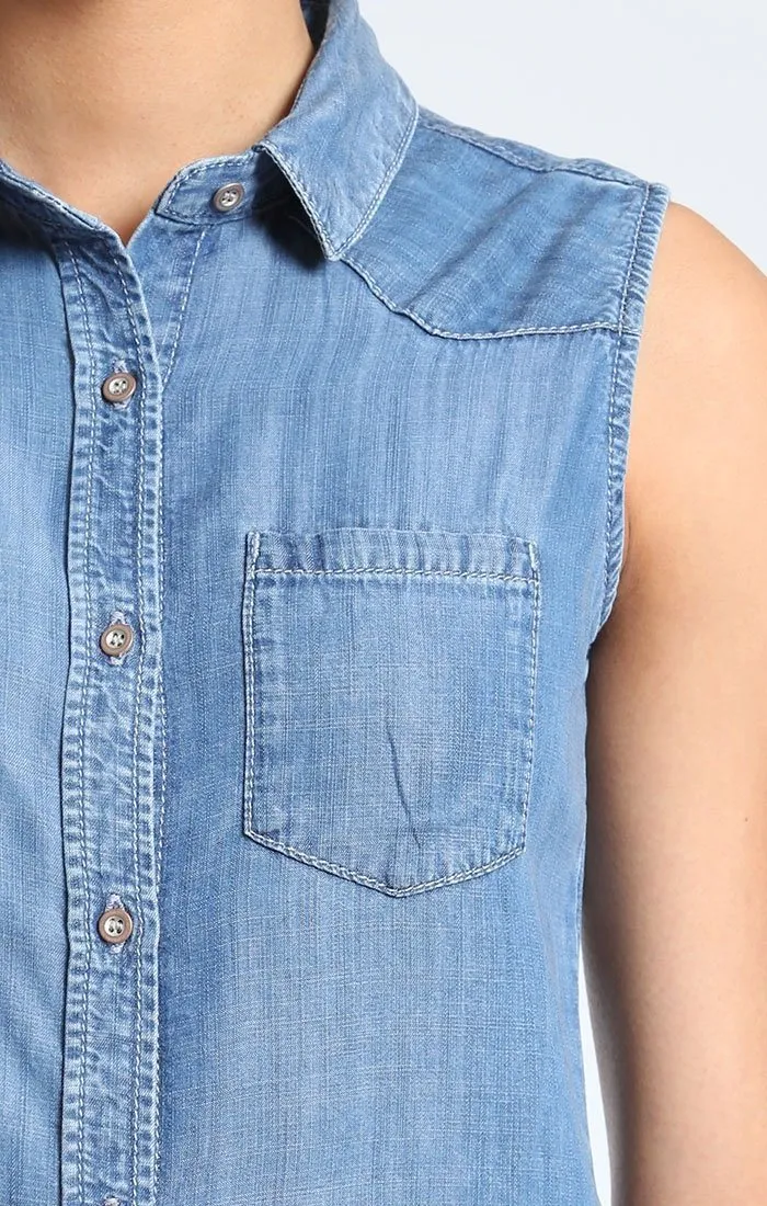 ALENA SHIRT IN MID TENCEL